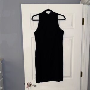 Ann Taylor Black Sleeveless Mini Dress